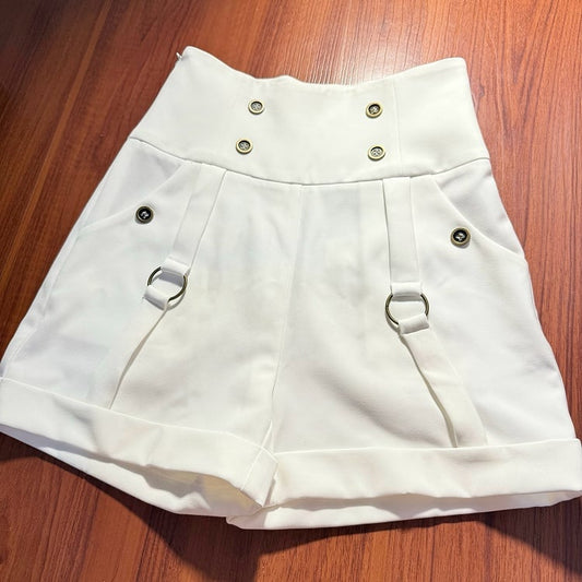 White Ouji Lolita High Waist Shorts