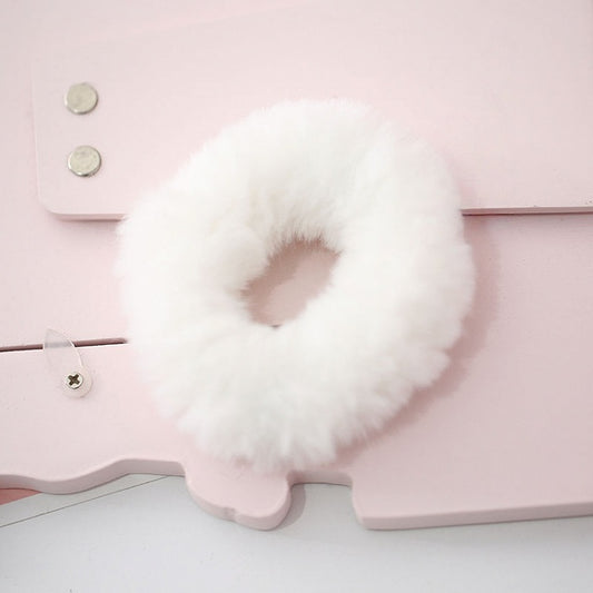 9 Colors Cute Lolita Plush Hair Tie