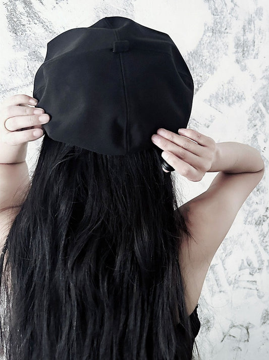 Punk Black Beret