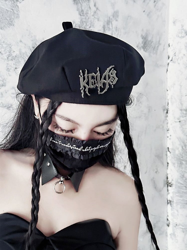 Punk Black Beret