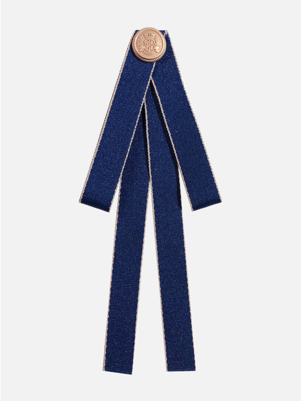 Wine Red / Black / Dark Blue Bow Brooch