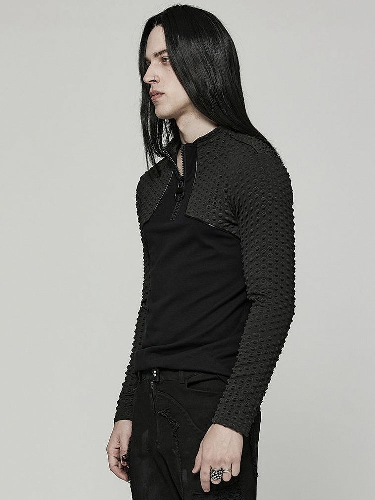 Black Cyber Handsome Long Sleeve T-shirt