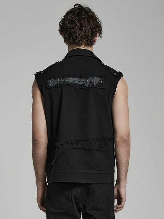 Black Doomsday Punk Decadent Vest