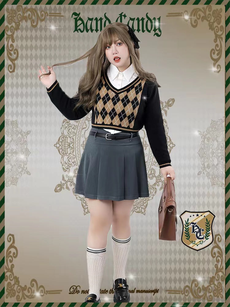 Plus Size - White Long Sleeves Shirt