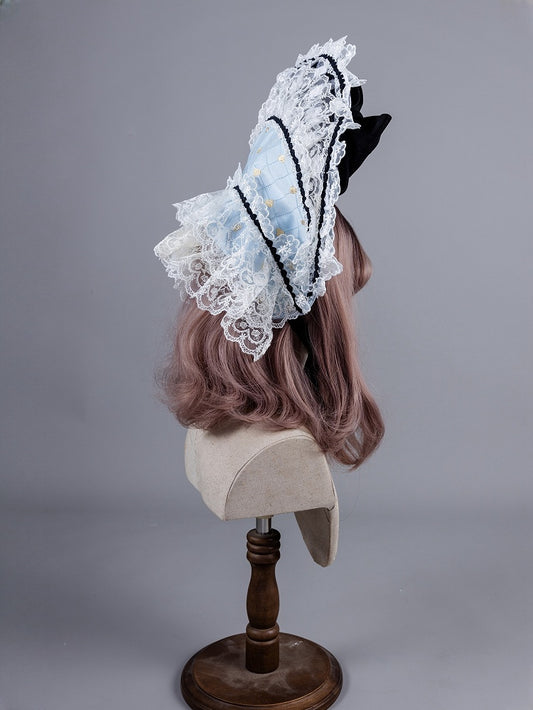 Bowknot Details Lolita Bonnet Alice in Wonderland/Snow White