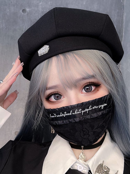 Coffin Decorated Black Beret