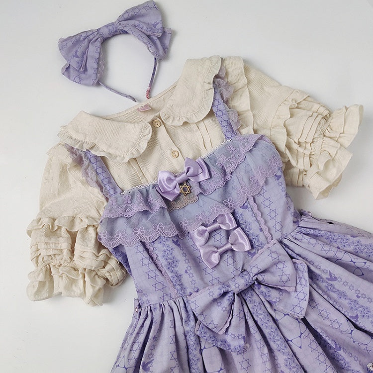 Chocolate Pie Cotton Short Sleeve Lolita Shirt Plus Size Friendly