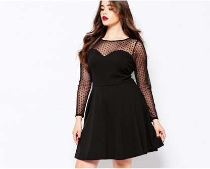 Early autumn new plus size dress