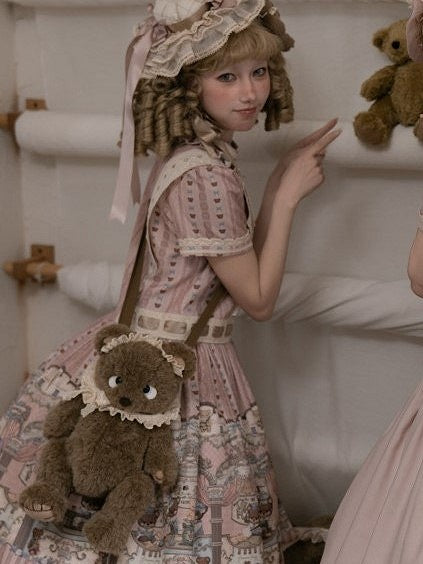 Cute Teddy Bear Crossbody Bag – 5 Color Options