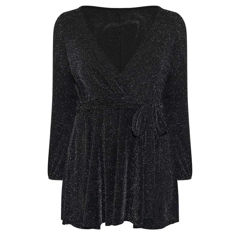 Plus-size V-neck Thin Belly-covering Women's autumn new waist