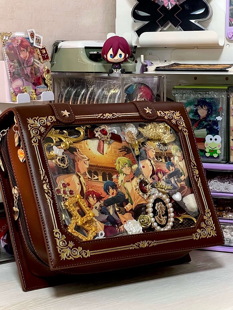 Magic Book Ita Crossbody Bag Black/Blue/Red/Pink/Yellow/Green/Purple 8 Color Options Itabag