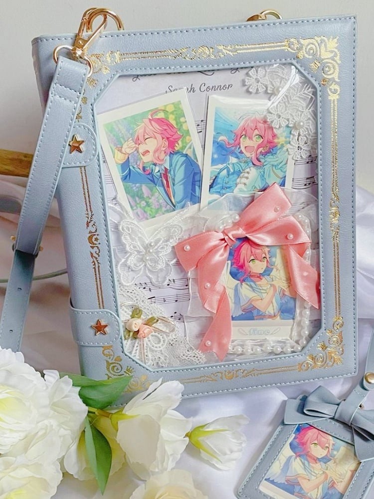 Magic Book Ita Crossbody Bag Black/Blue/Red/Pink/Yellow/Green/Purple 8 Color Options Itabag