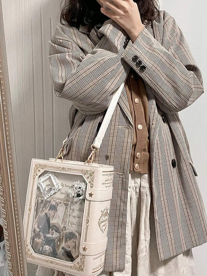 Magic Book Ita Crossbody Bag Black/Blue/Red/Pink/Yellow/Green/Purple 8 Color Options Itabag