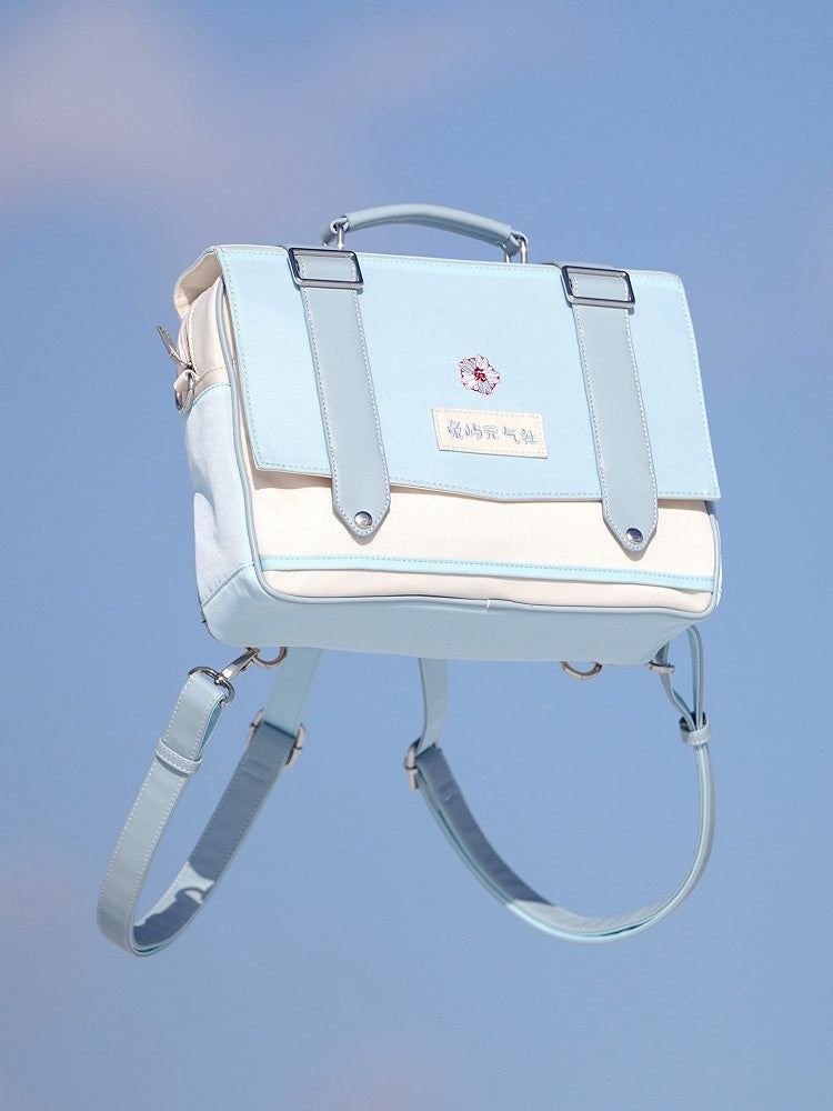 Bunny Island Sakura Japanese High School 3 Ways JK Uniform Satchel Bag