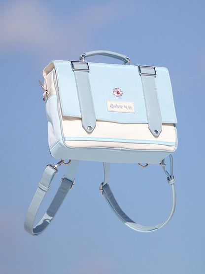 Bunny Island Sakura Japanese High School 3 Ways JK Uniform Satchel Bag