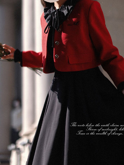 Black Vintage Bow Tie