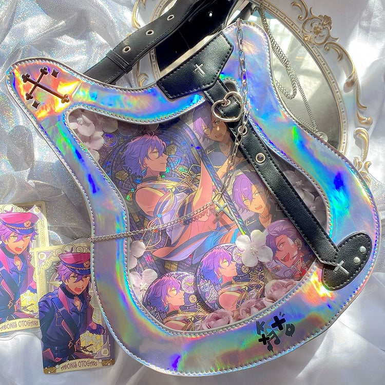 Ajustable Strap Bass Y2K Fashion Laser Crossbody Itabag