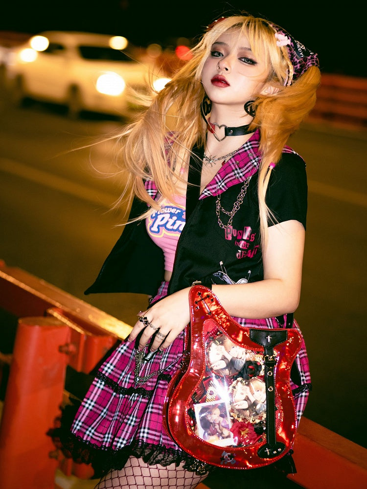 Ajustable Strap Bass Y2K Fashion Laser Crossbody Itabag