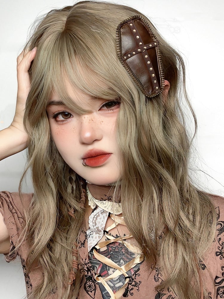 Dark Brown Steampunk Coffin-shaped PU Hairclip