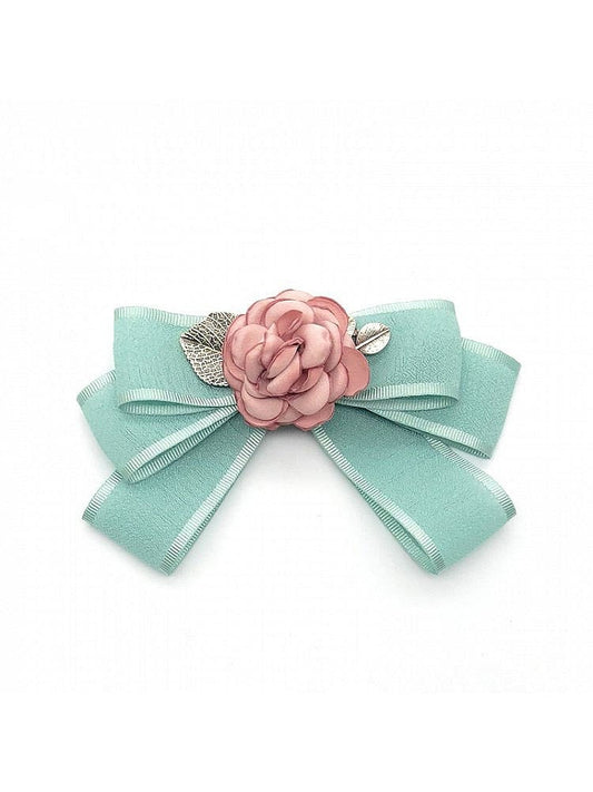 Camellia Bow Tie Brooch