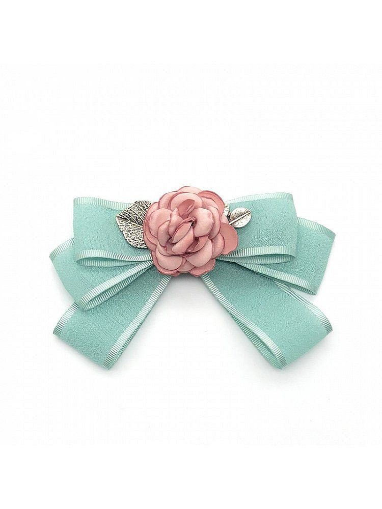 Camellia Bow Tie Brooch