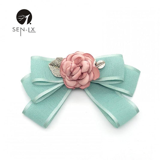 Camellia Bow Tie Brooch