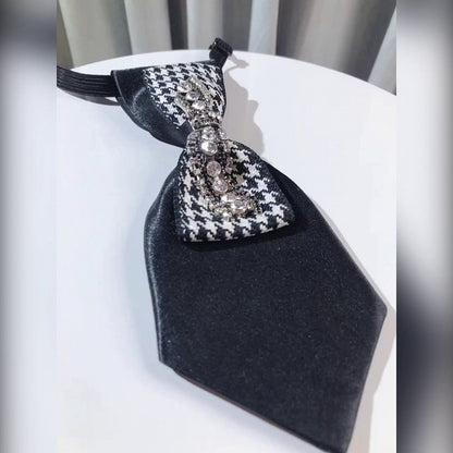 Black Sweet Cool Ribbon Lolita Tie