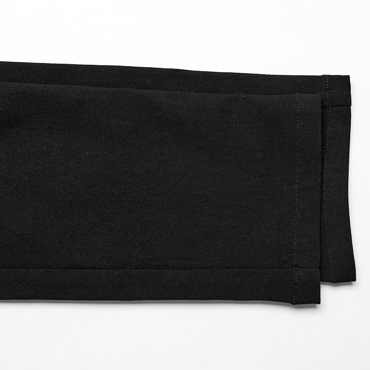 Black Punk 3D Pocket Trousers