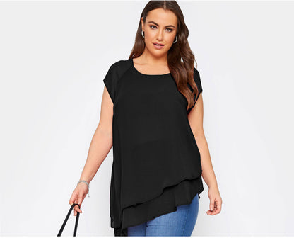 asymmetrical base shirt t-shirt