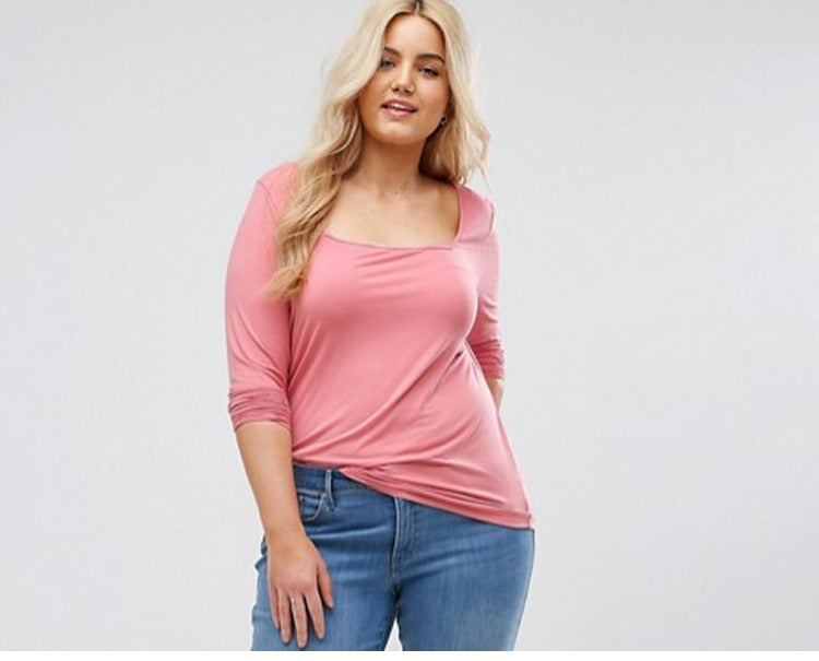 Solid Color Long Sleeve T-Shirt