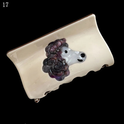 18 Options Bittersweet Animal Pattern Claw Clips