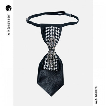 Black Sweet Cool Ribbon Lolita Tie