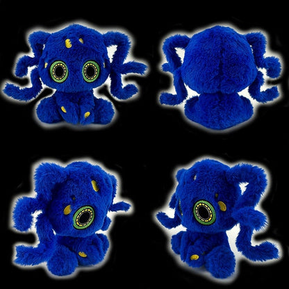Sapphire Blue Octopus Gothic Plushie