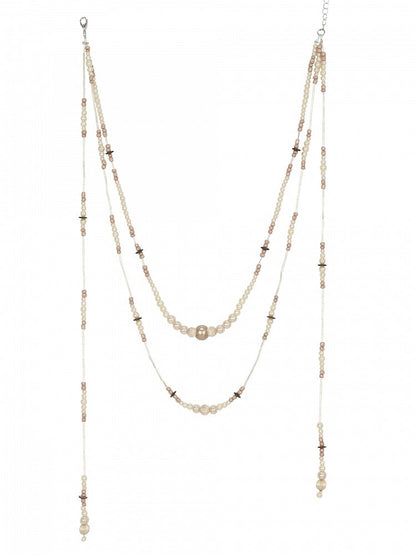 Romantic Goth Layered Beaded Necklace