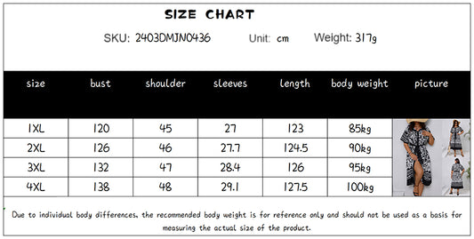 Summer Plus Size Printed Dress