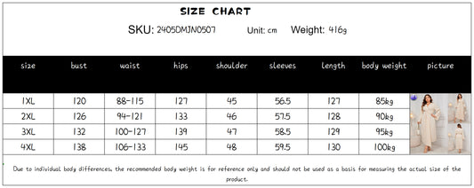 Plus Size Autumn Long Dress