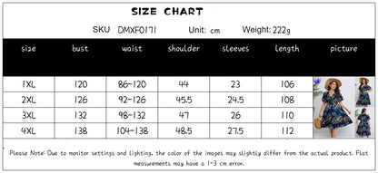 women summer plus size dress