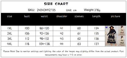 High-Waisted Autumn Long Sleeve Dress for Curvy Women