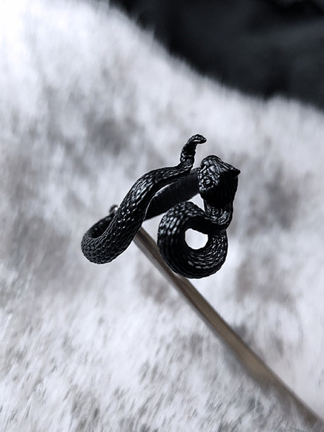 5 Options Gothic Punk Snake Ring