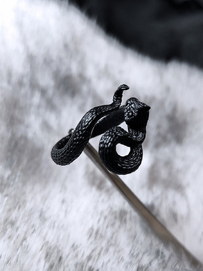 5 Options Gothic Punk Snake Ring