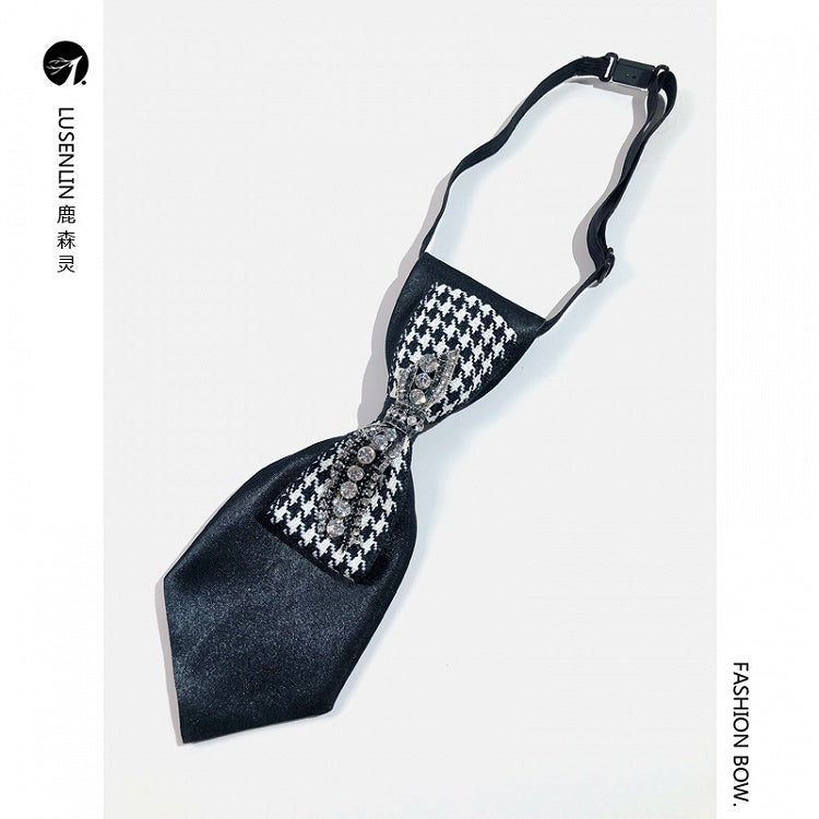 Black Sweet Cool Ribbon Lolita Tie