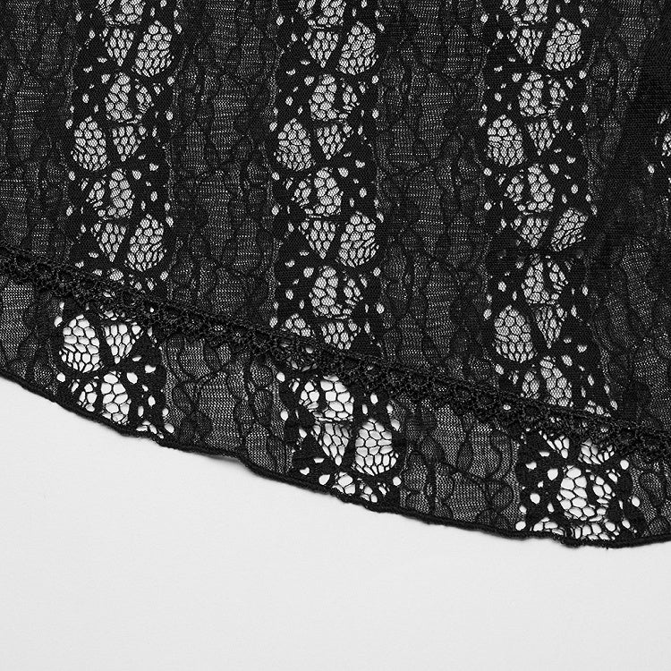 Black Goth Lace Dress