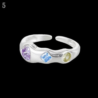 9 Options Y2K Bittersweet Rhinestone Decorated Ring