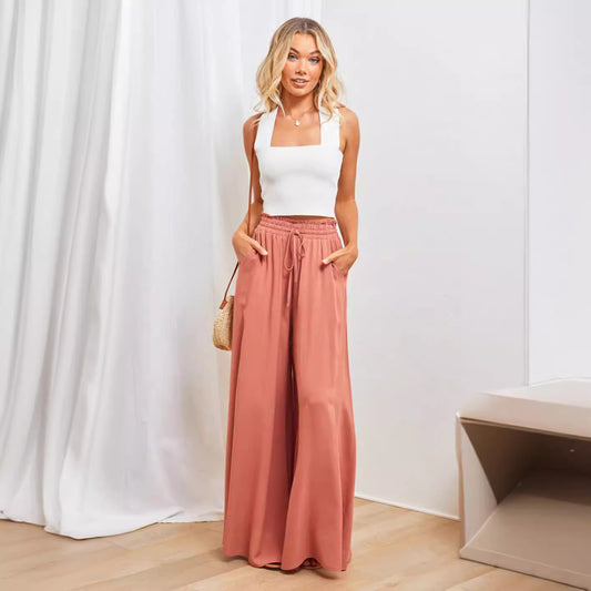 Summer women skirt pants ladies loose pant dress