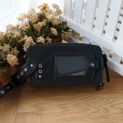 Black Star Stud Detail Ita Bag