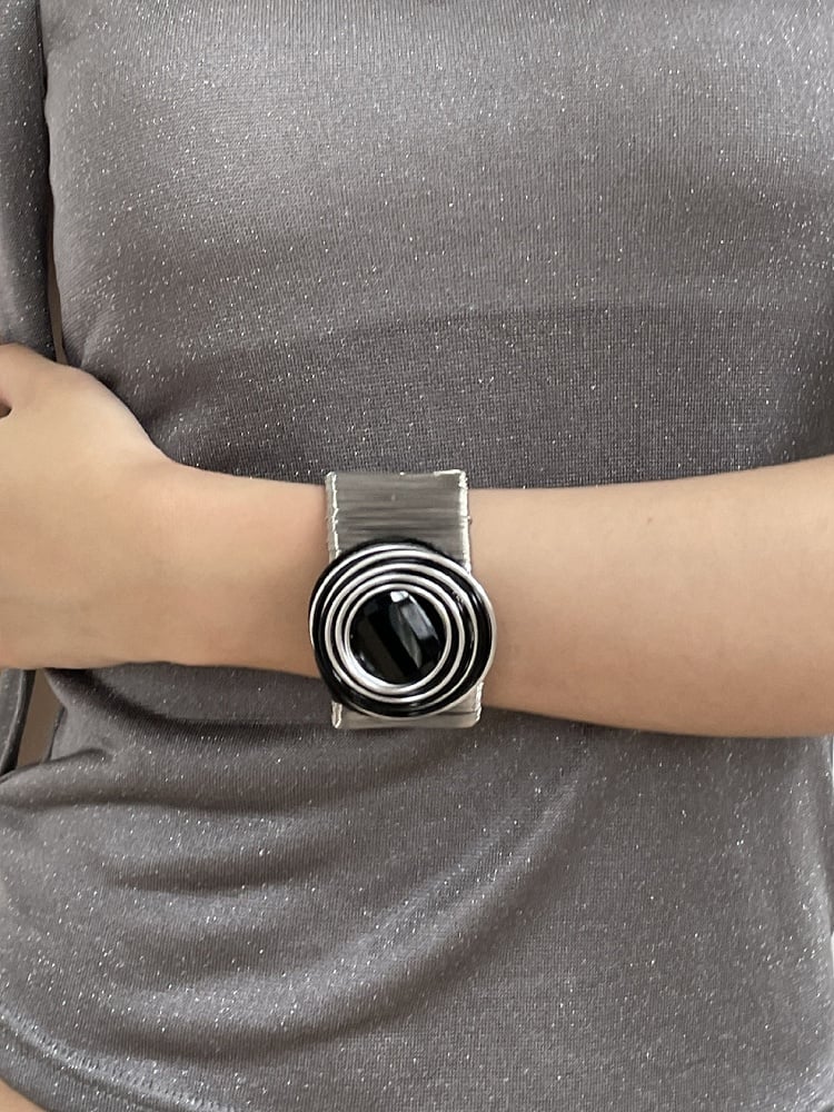 Black/Silver Y2K Bittersweet Cuff