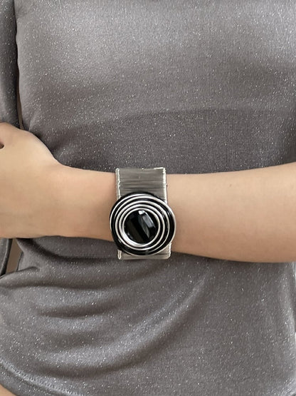 Black/Silver Y2K Bittersweet Cuff