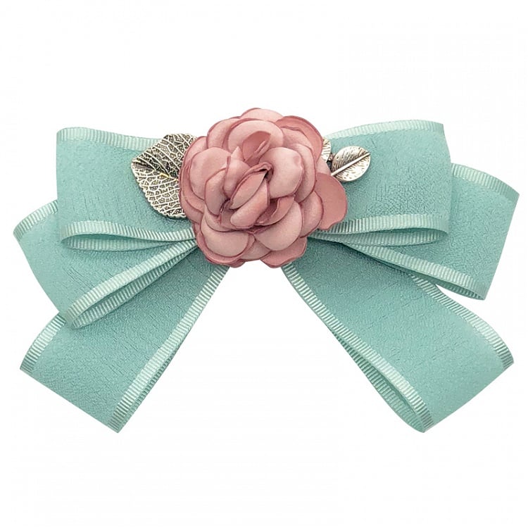 Camellia Bow Tie Brooch