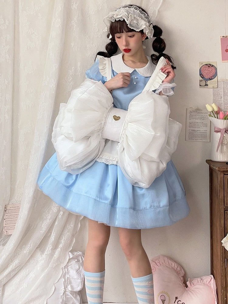 White Big Bow Backpack 3 Size Options