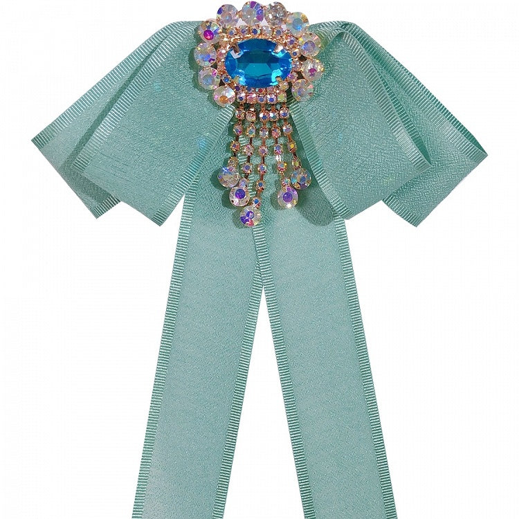 Vintage Retro Ribbon Bow Lolita Brooch